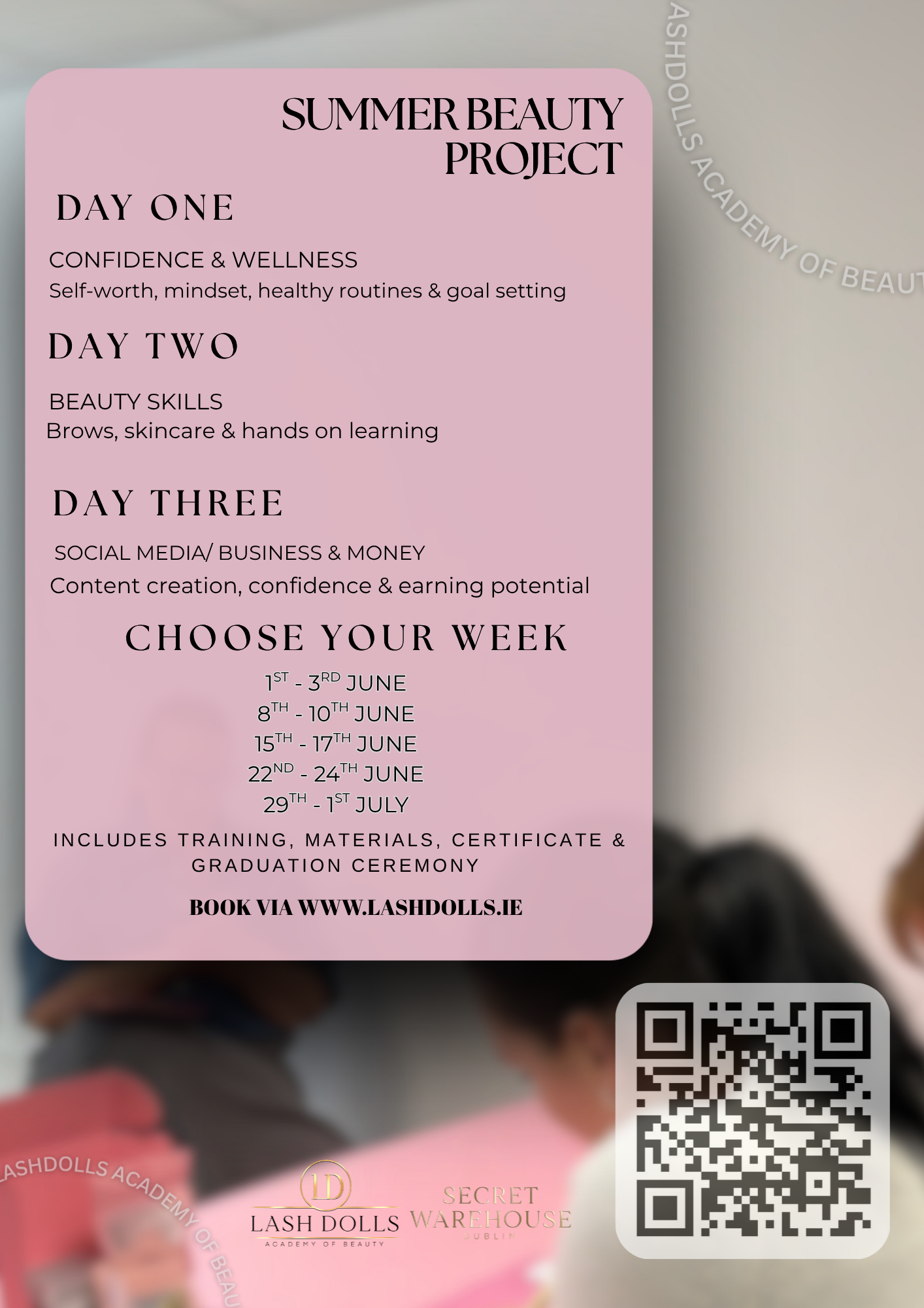 Summer Beauty Project - 3 Day Summer Programme