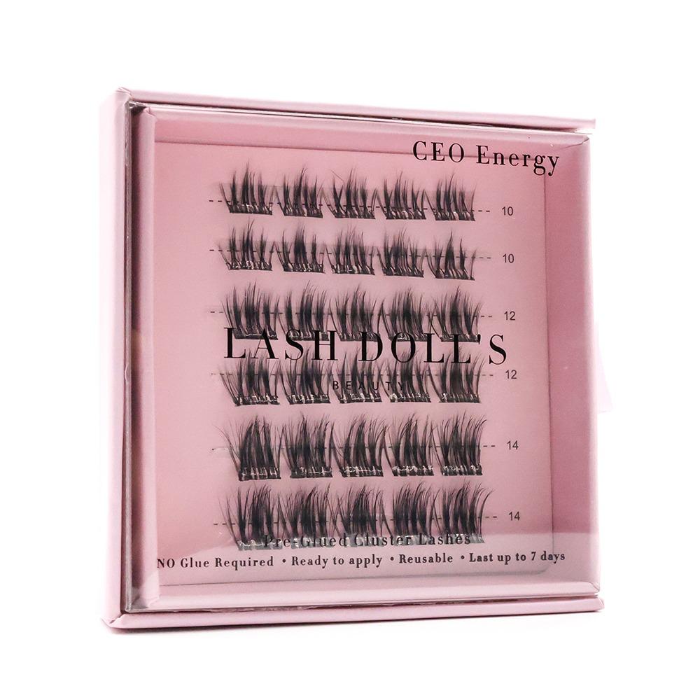 Pre-Glued Cluster Lashes