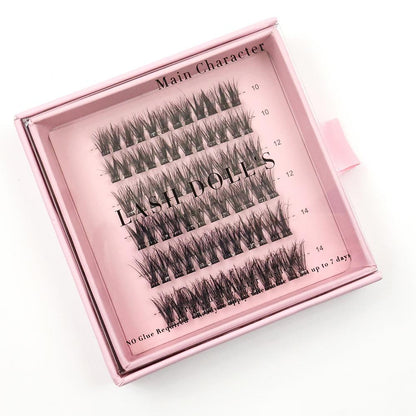 Pre-Glued Cluster Lashes