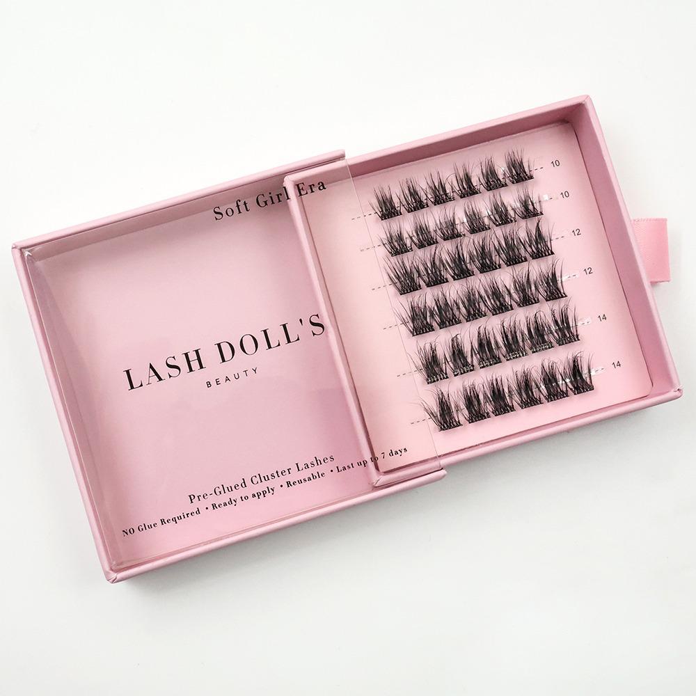 Pre-Glued Cluster Lashes