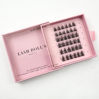 Pre-Glued Cluster Lashes