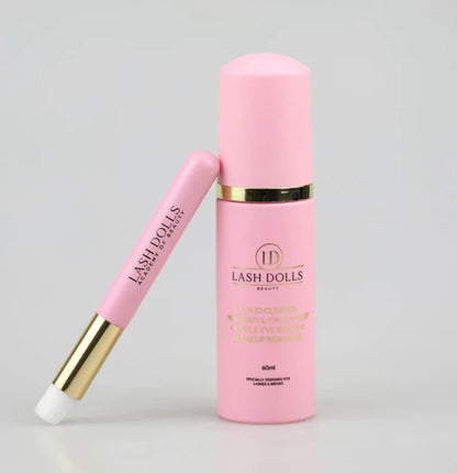 Cloud Cleanse Lash & Brow Cleanser with cleansing brush